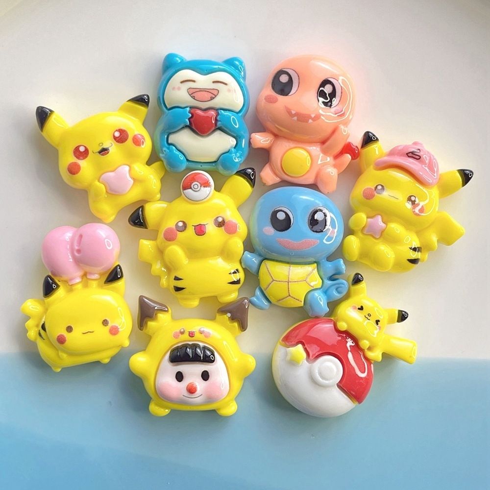 Resin Crafts - Neue DIY-Bastelmaterialien für Cartoon-Pokémon, Harz-Accessoires, kleine
