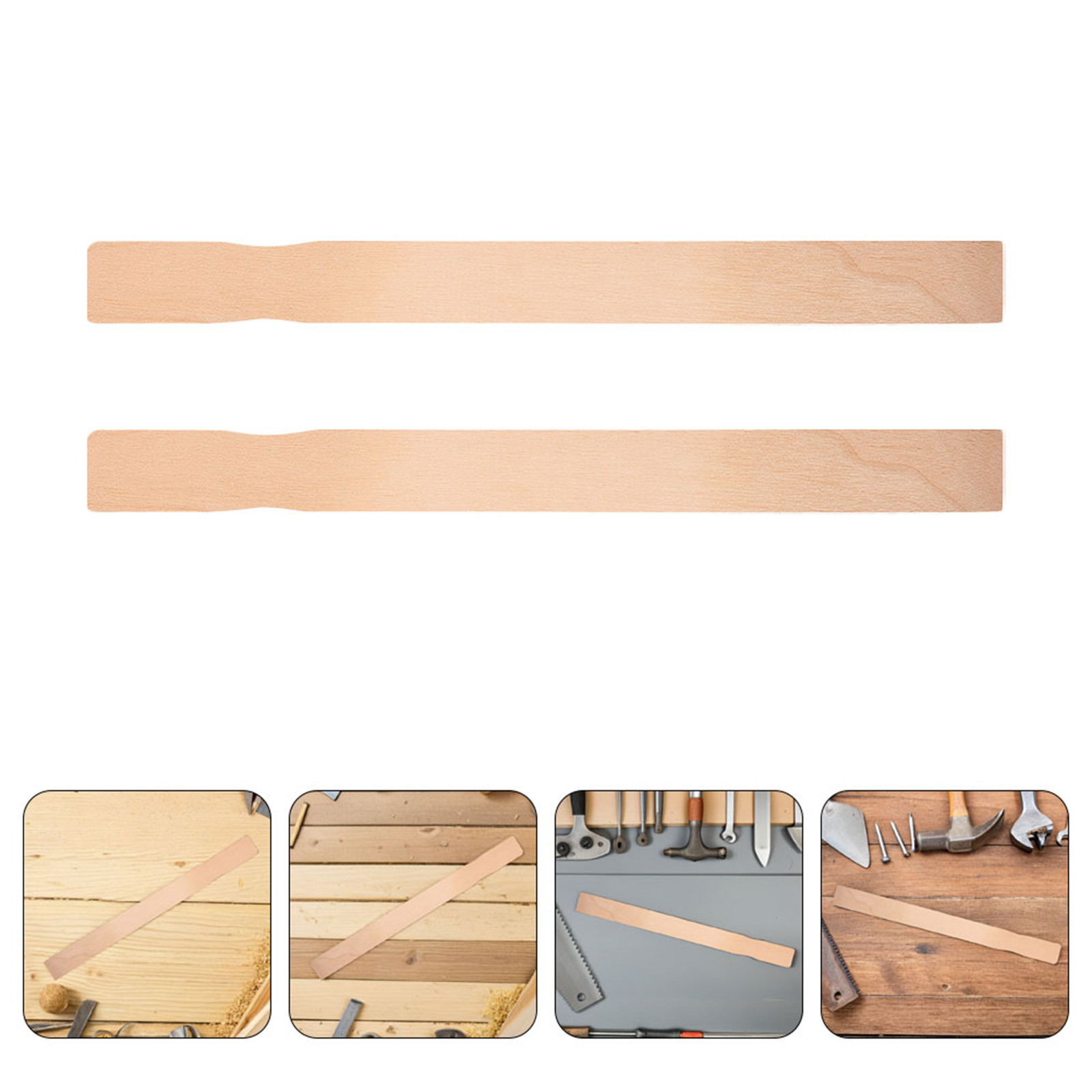 Resin Crafts - 15 Stück Farbrührstäbe aus poliertem Holz,