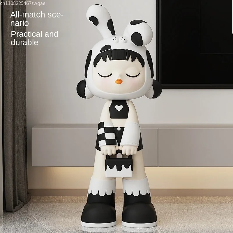 Kunstvolle Cartoon-Mädchen-Sta – Resin Crafts Bewertung und Preis