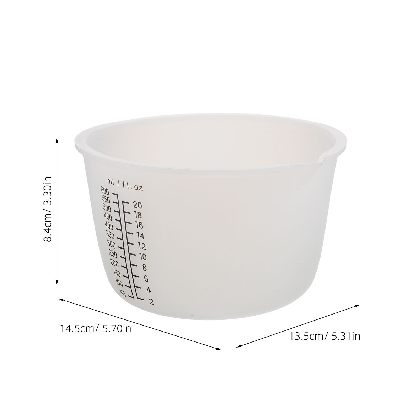 3 Stück Silikon-Messbecher 600 – Mixing Cup Silicone Bewertung und Preis