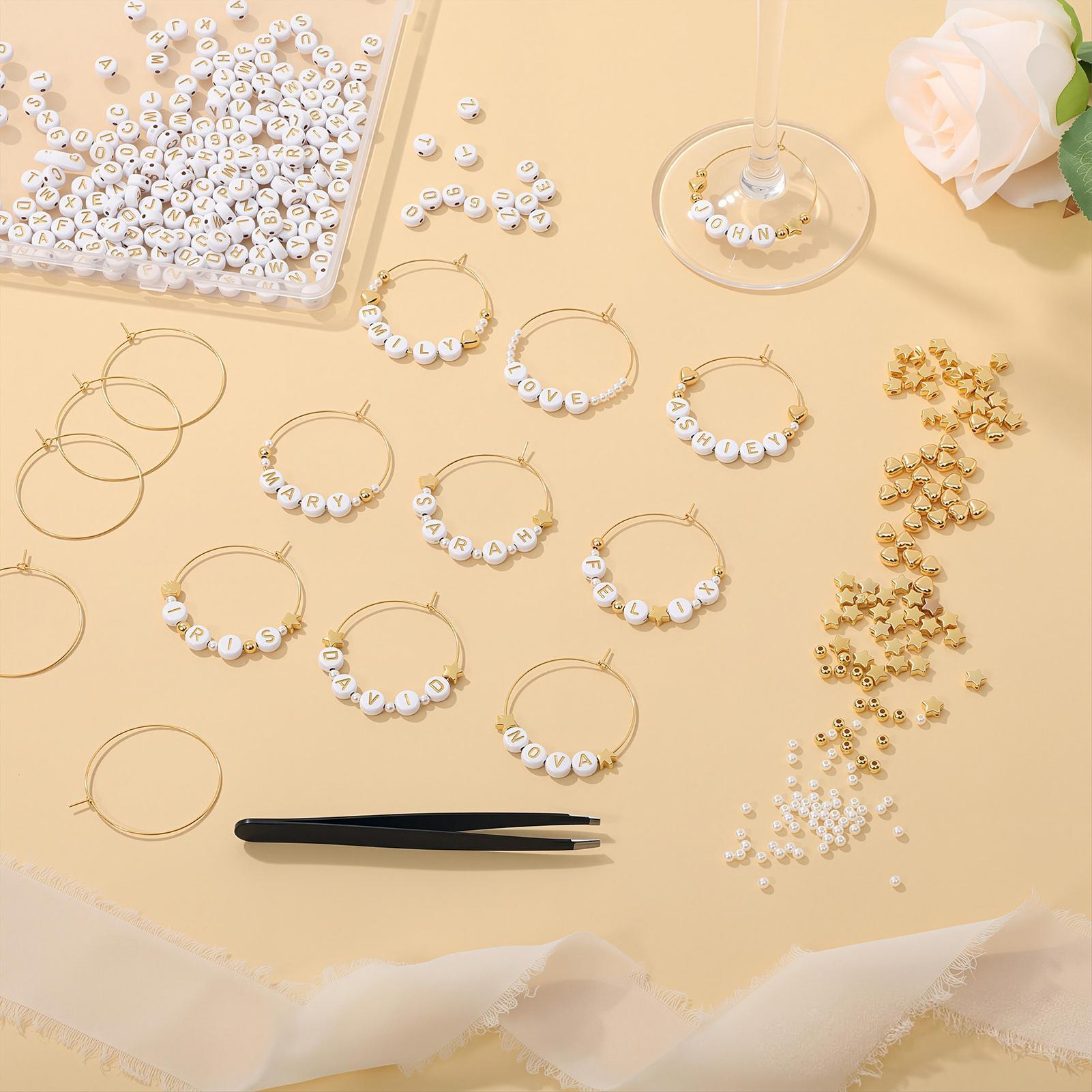 Glasmarkierer mit Perlen, Pinz – Resin Crafts Bewertung und Preis