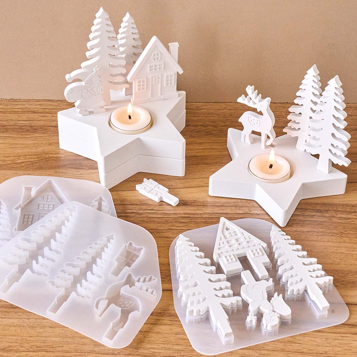 Weihnachten Dekor Stern Kerzen – Resin Craft Projects Bewertung und Preis