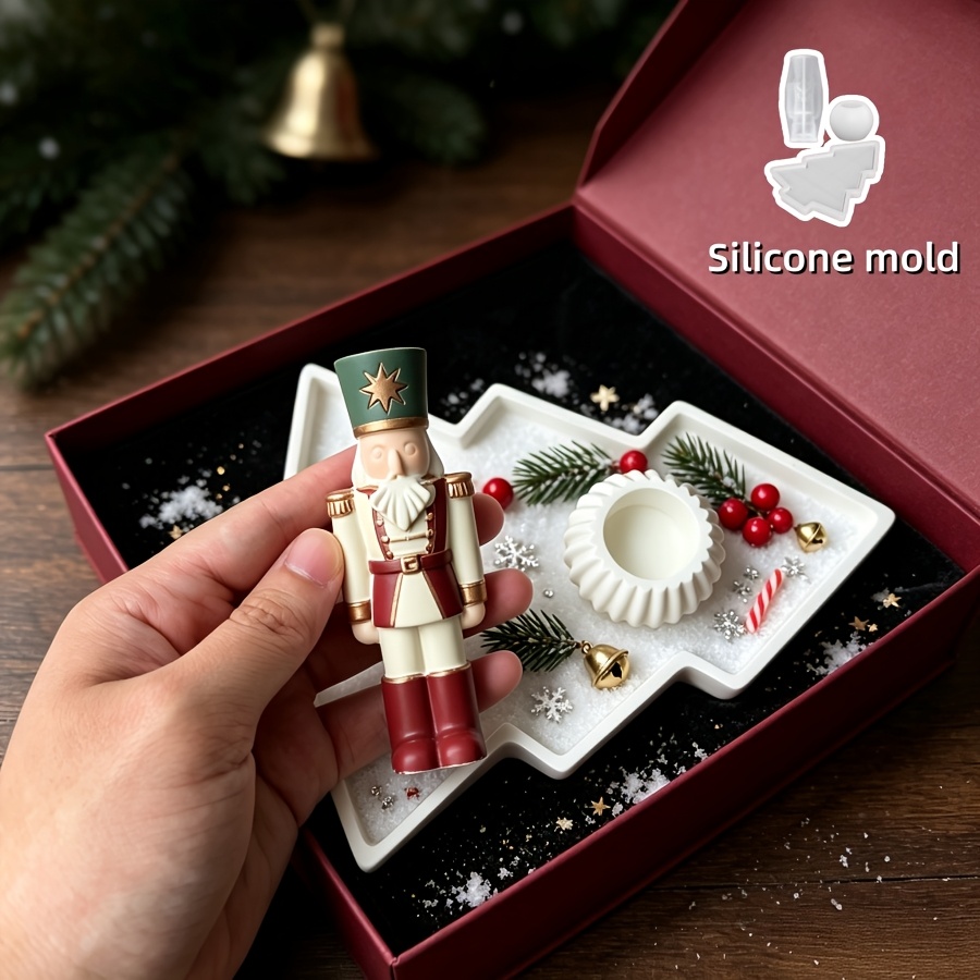 3 Stück Nussknacker-Soldaten K – Silicone Mold Tray Bewertung und Preis