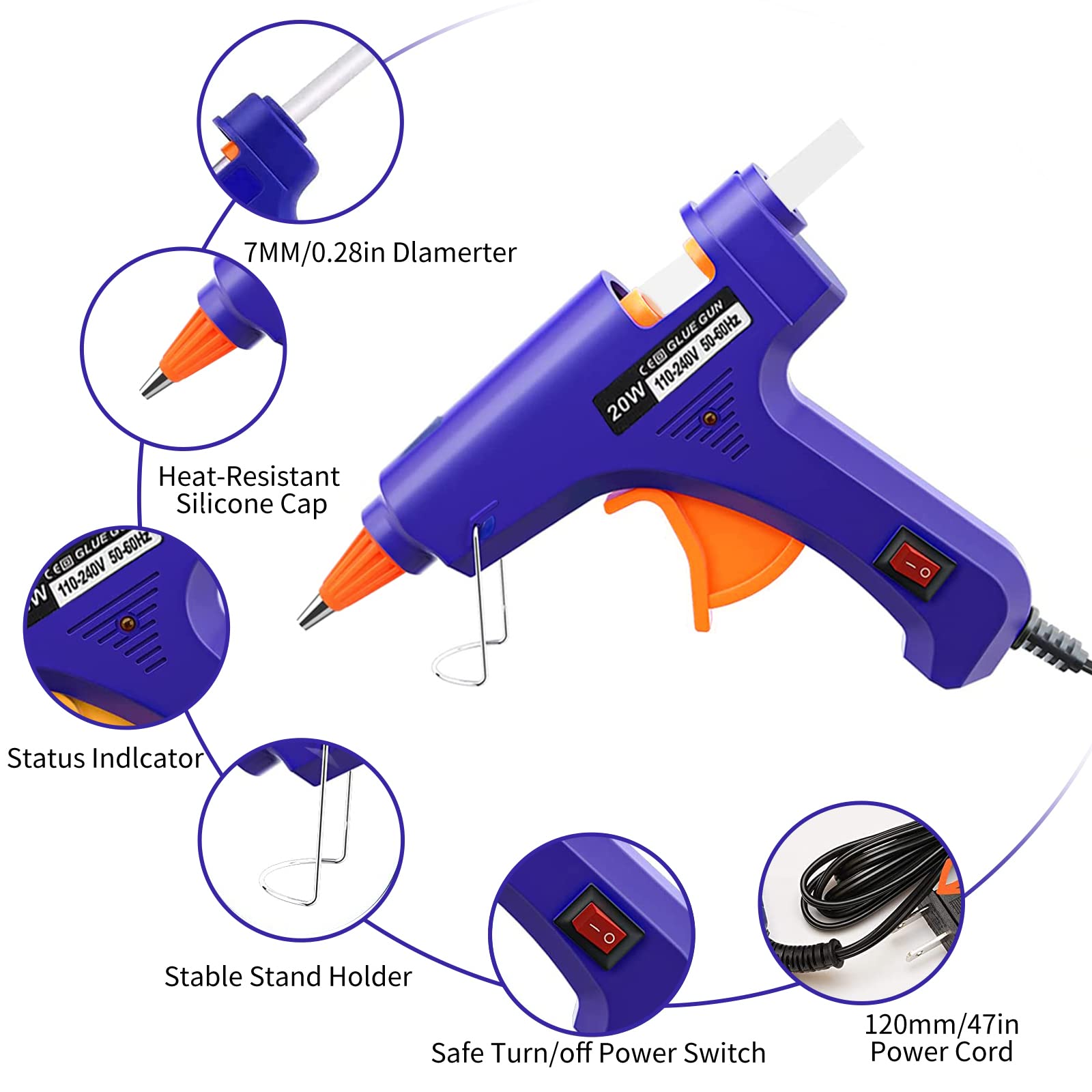 20W Hot Melt Kleber Pistole Ha – Heat Gun Small Bewertung und Preis