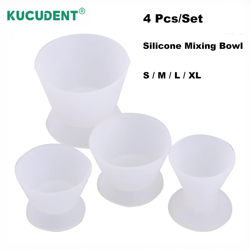 4-teiliges Set Dental-Silikonb – Mixing Cup Silicone Bewertung und Preis