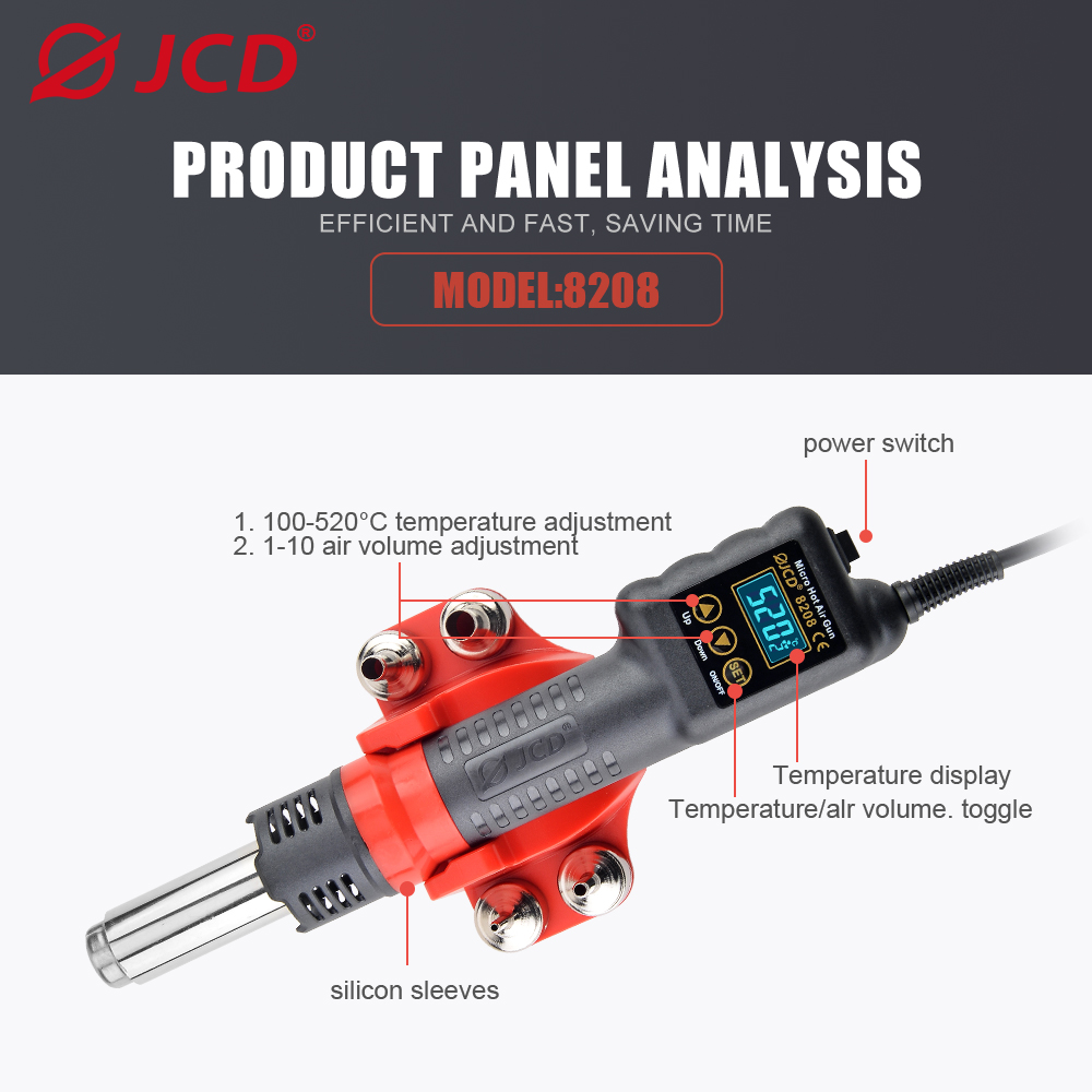 JCD 750W Micro Wärme Pistole R – Heat Gun Small Bewertung und Preis