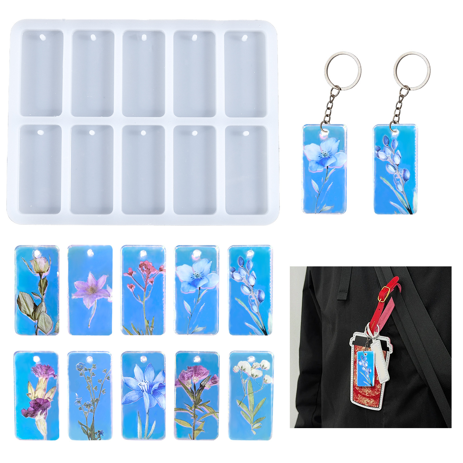 DIY Epoxidharz-Gießform, 10-fa – Silicone Mold Tray Bewertung und Preis