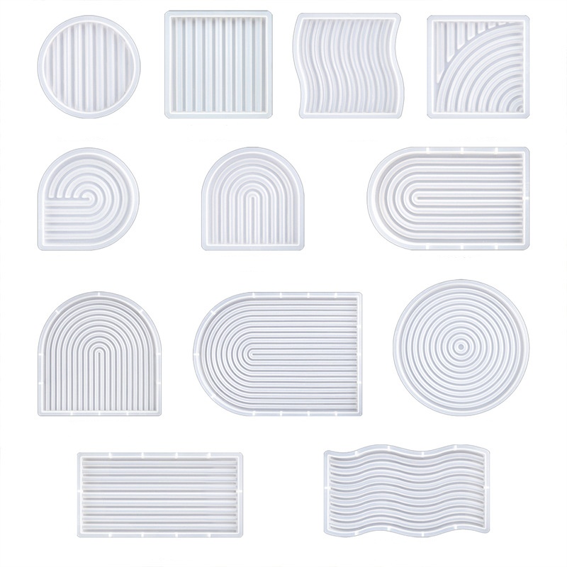 DIY Gestreifte Wellen Tablett  – Silicone Mold Tray Bewertung und Preis