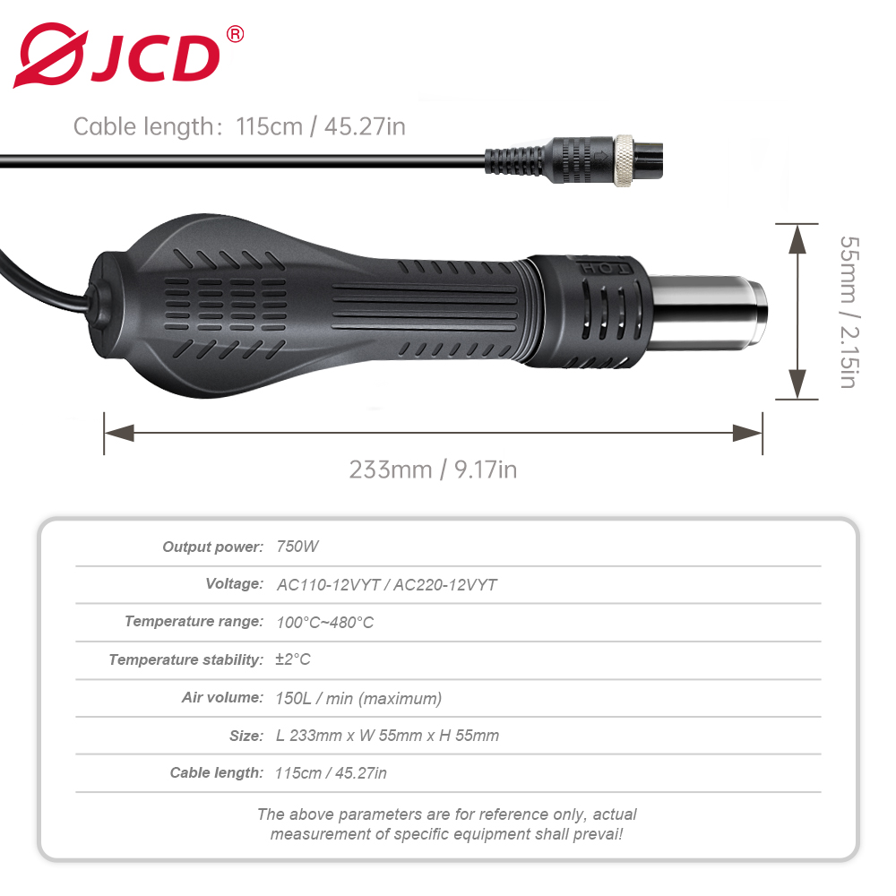JCD HEIßLUFT PISTOLE Löten sta – Heat Gun Small Bewertung und Preis