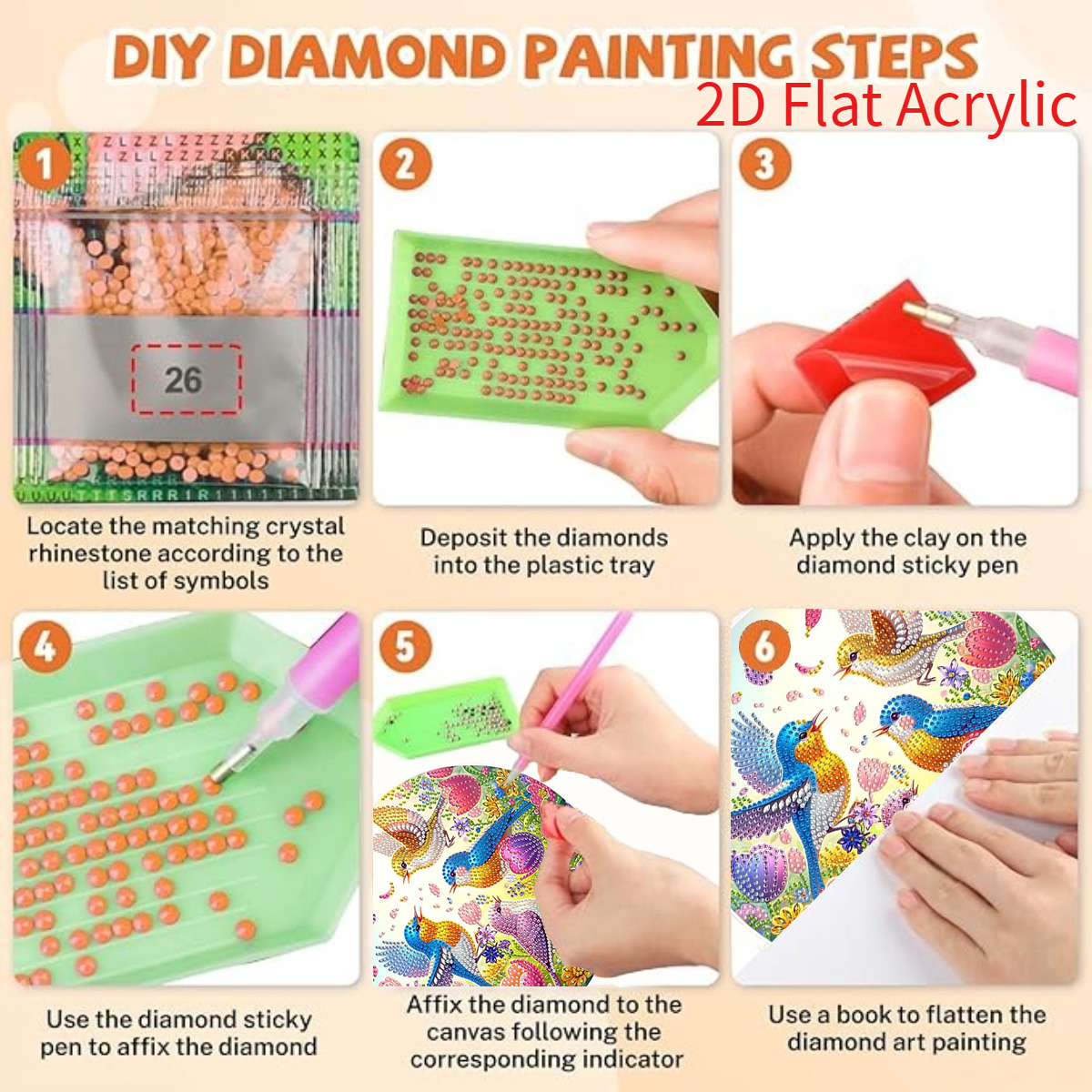 2D Flaches Acryl, 5D DIY Diama – Resin Craft For Beginners Bewertung und Preis